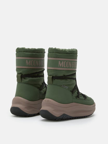 MOON BOOT MOON247 GREEN POLAR BOOTS