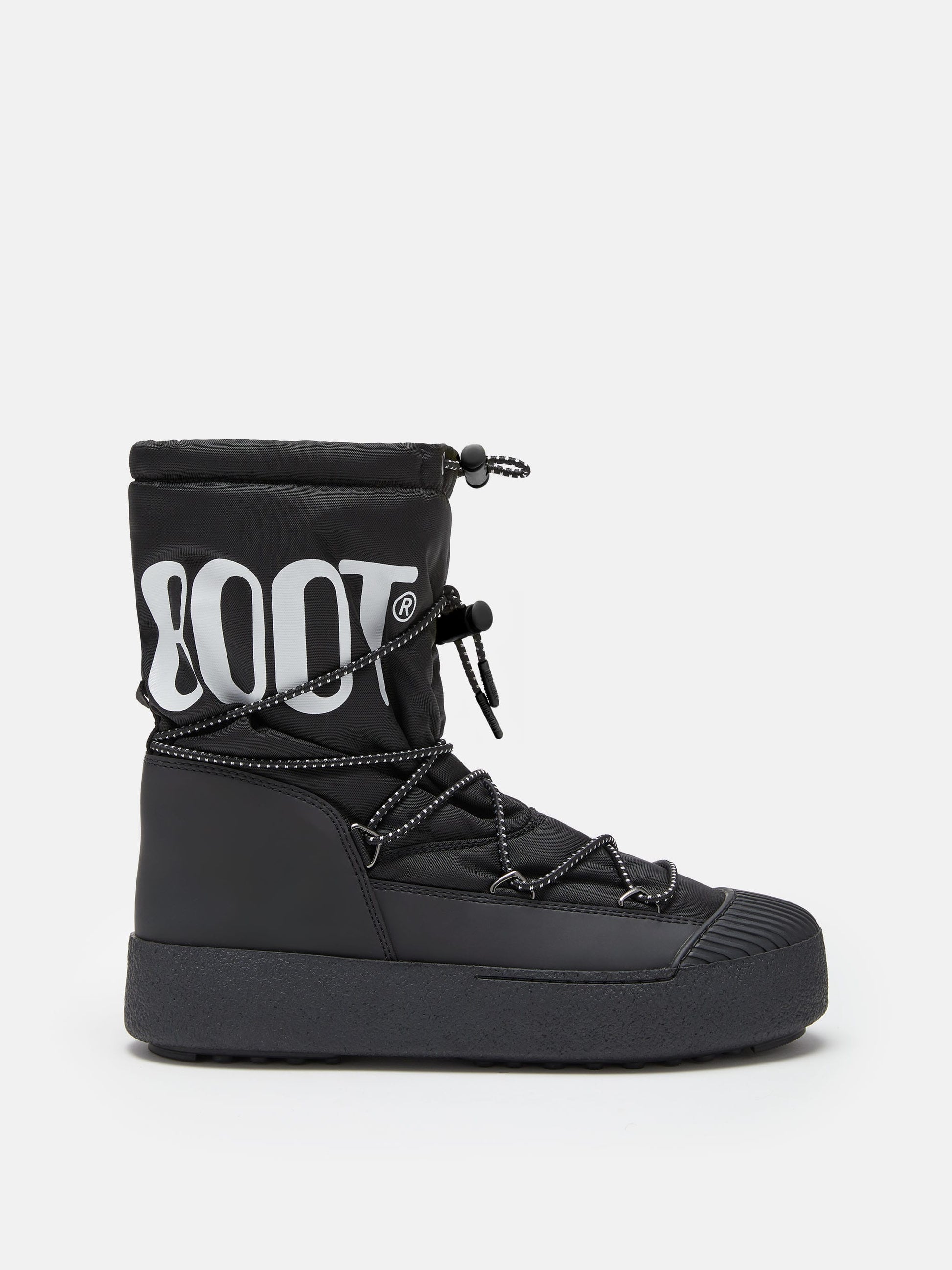 MOON BOOT MTRACK POLAR BLACK NYLON BOOTS