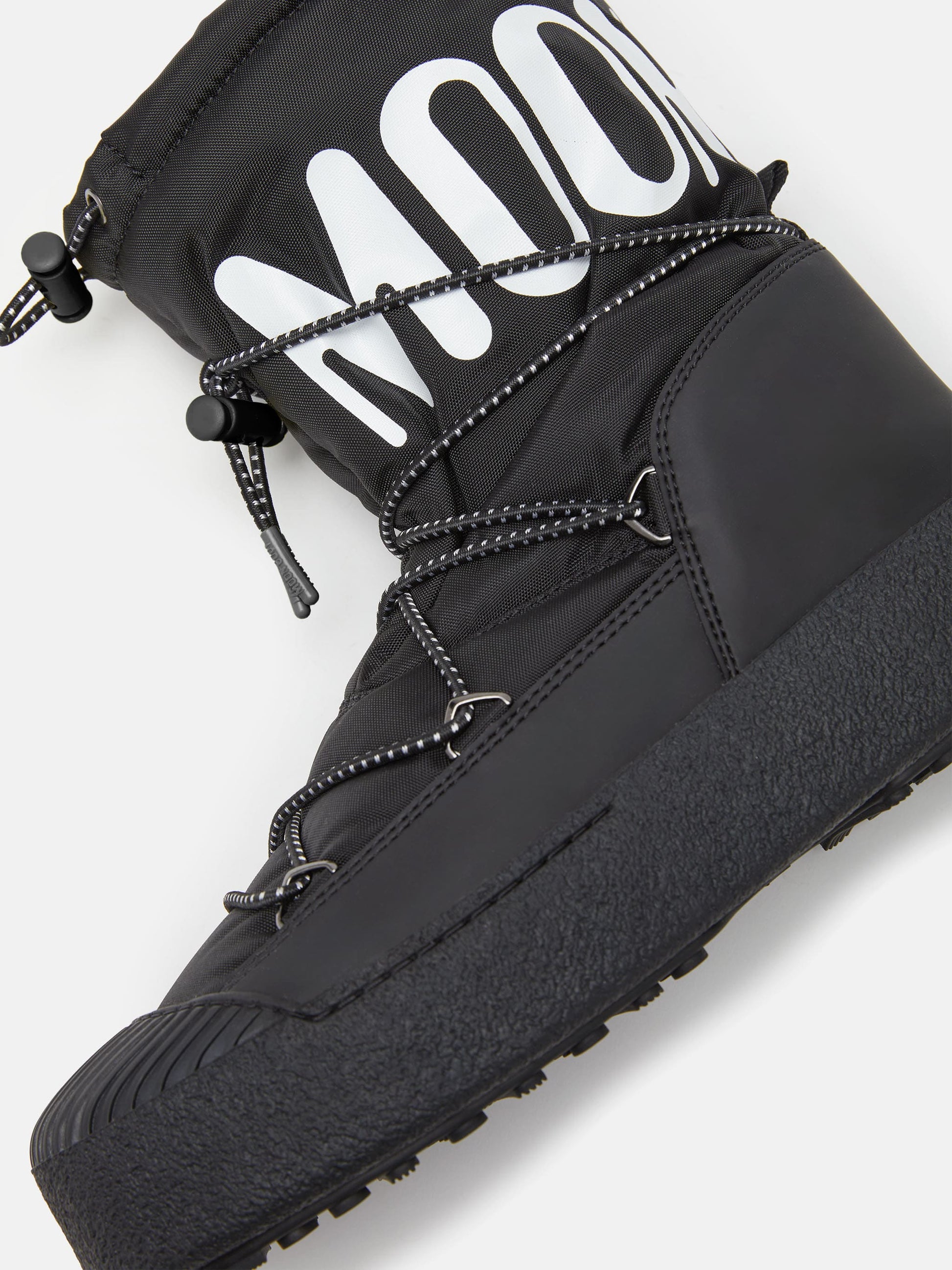 MOON BOOT MTRACK POLAR BLACK NYLON BOOTS