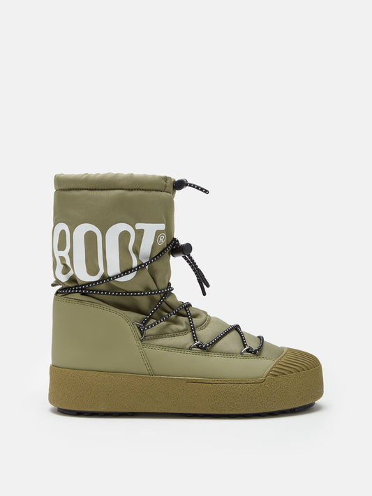 MOON BOOT MTRACK POLAR KHAKI NYLON BOOTS