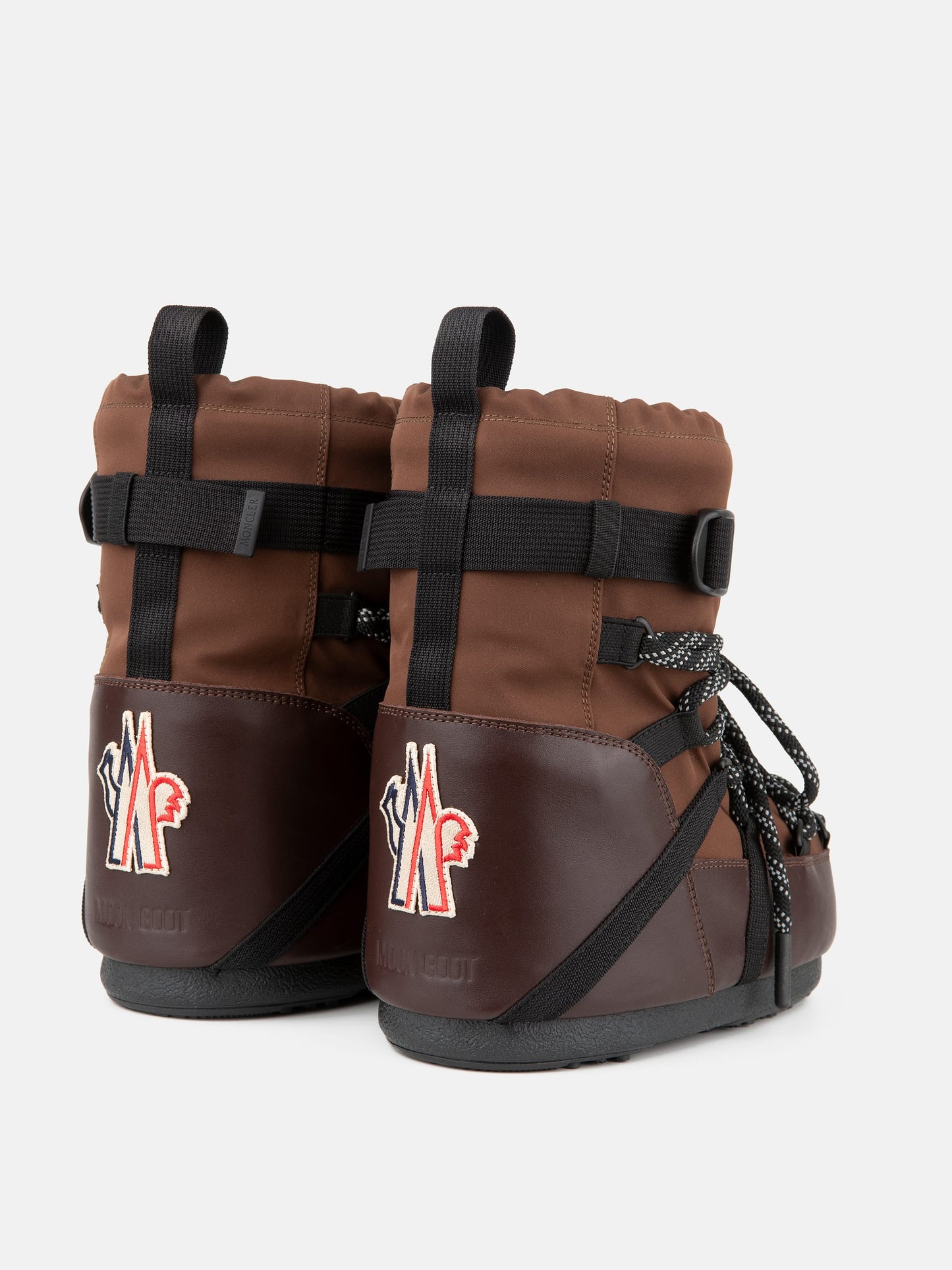 MOON BOOT MOON BOOT X MONCLER GRENOBLE ICON LOW MOCHA BROWN BOOTS