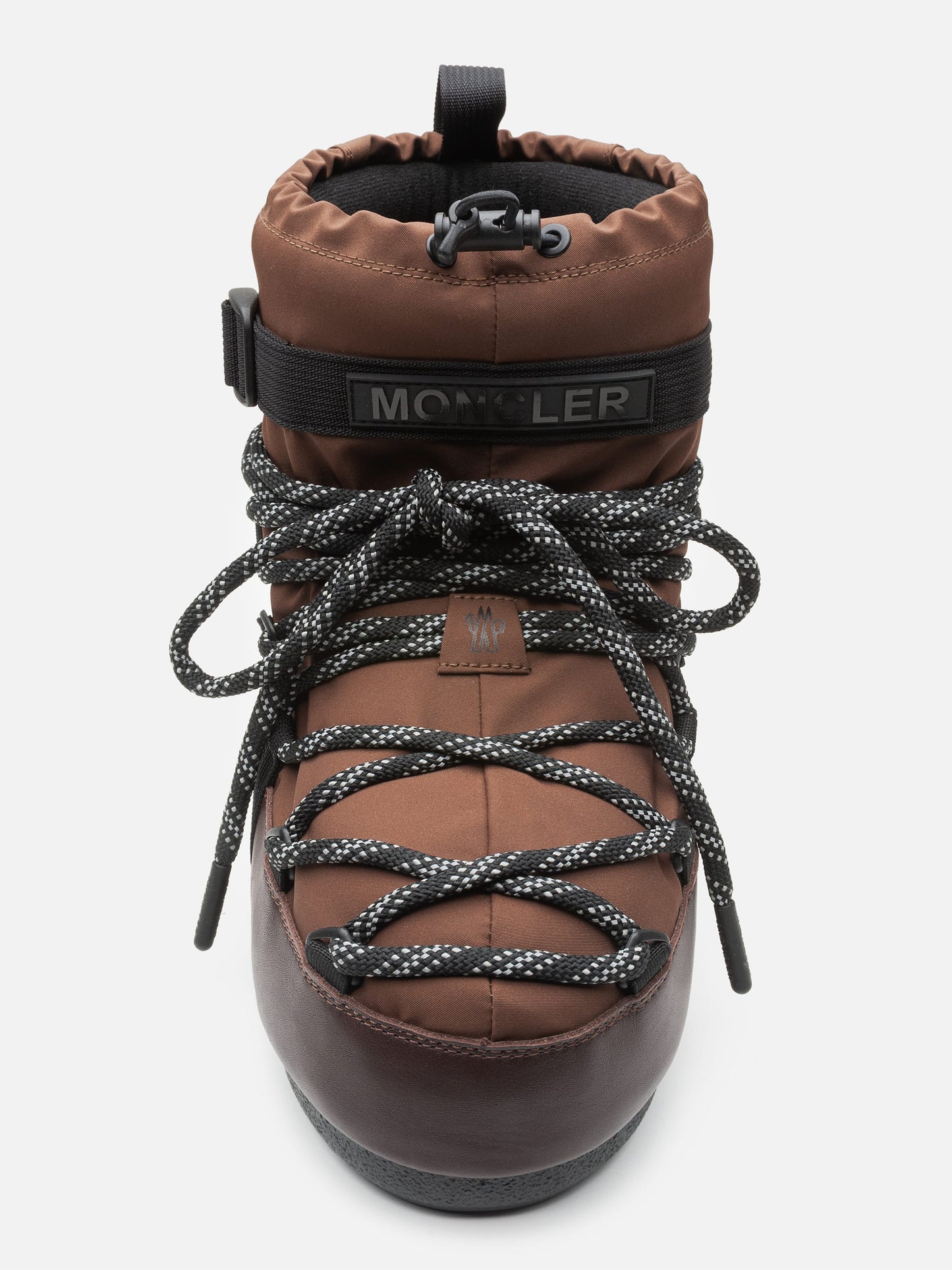 MOON BOOT MOON BOOT X MONCLER GRENOBLE ICON LOW MOCHA BROWN BOOTS