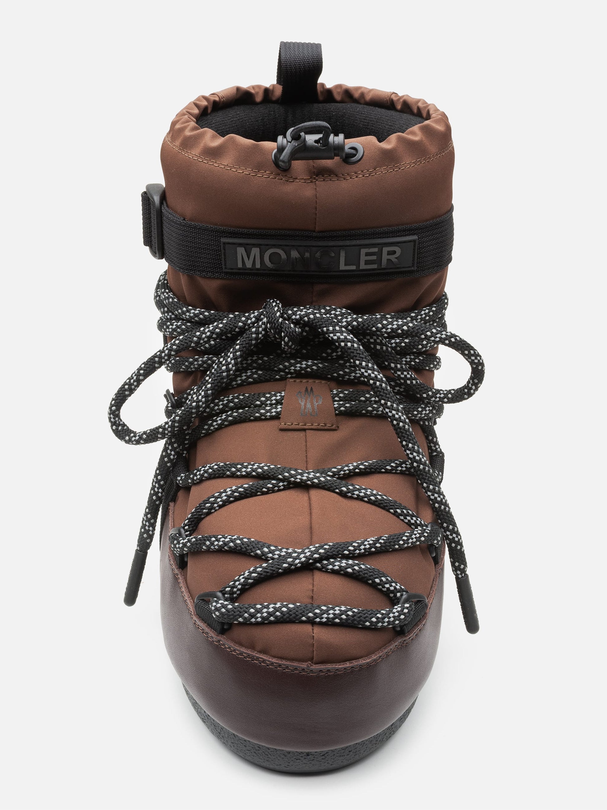 MOON BOOT MOON BOOT X MONCLER GRENOBLE ICON LOW MOCHA BROWN BOOTS