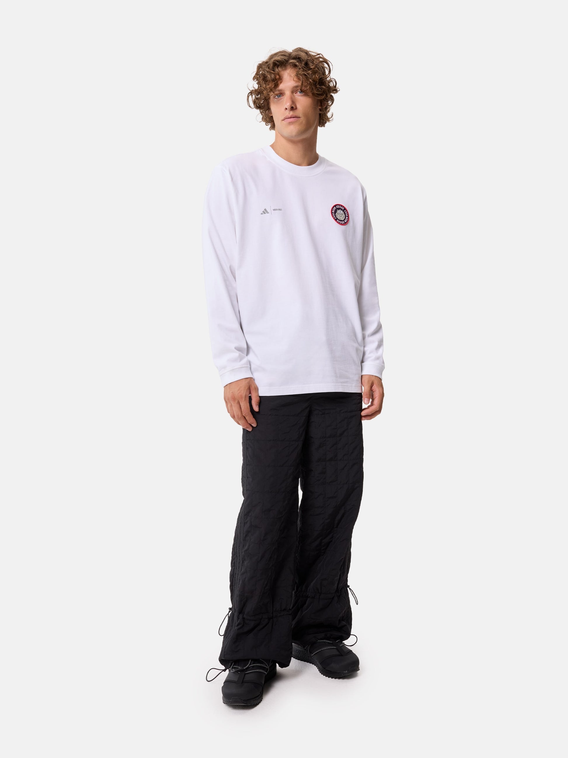 MOON BOOT ADIDAS X MOON BOOT WHITE LONG SLEEVE T-SHIRT
