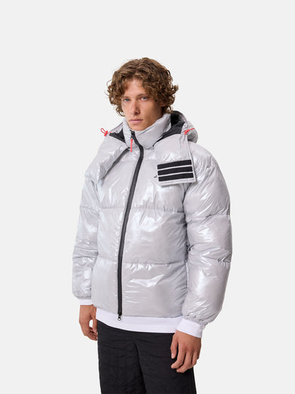 MOON BOOT ADIDAS X MOON BOOT SILVER PUFFER JACKET