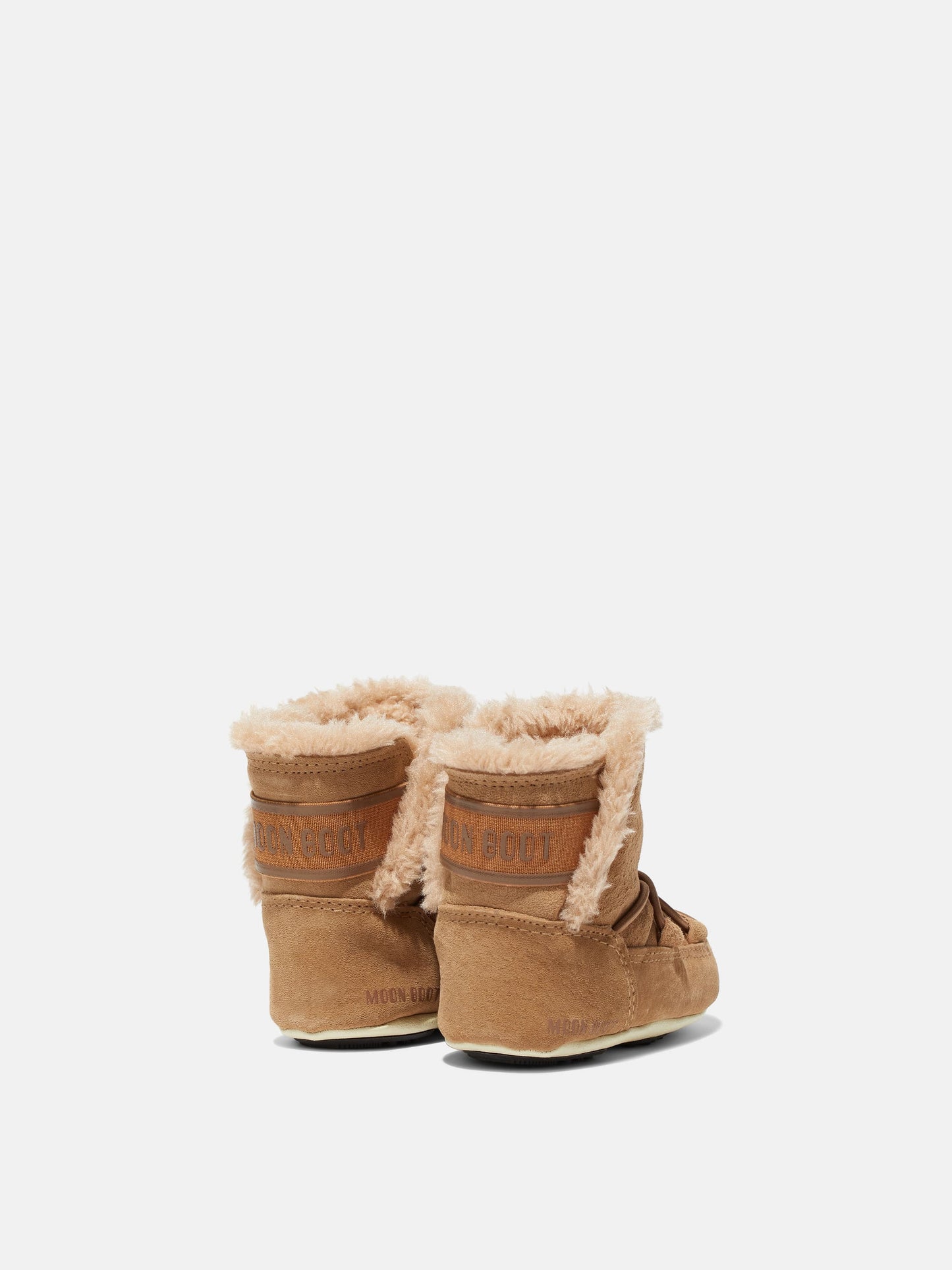 MOON BOOT CRIB BROWN SUEDE BOOTS