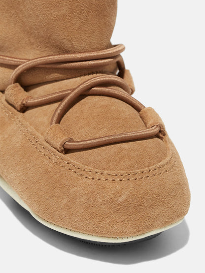 MOON BOOT CRIB BROWN SUEDE BOOTS