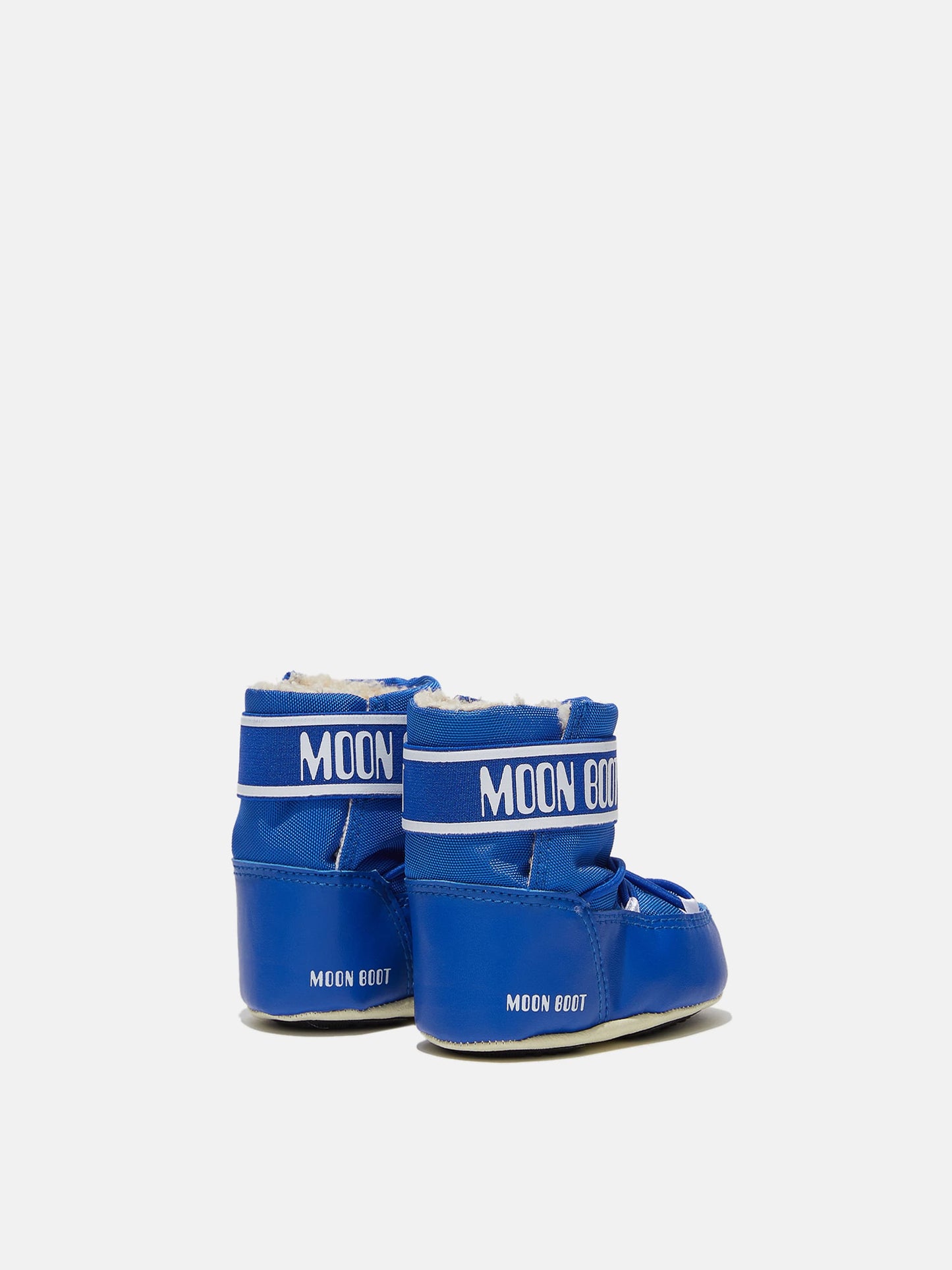 MOON BOOT CRIB ELECTRIC-BLUE NYLON BOOTS