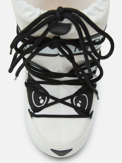 MOON BOOT ICON JUNIOR PANDA BOOTS