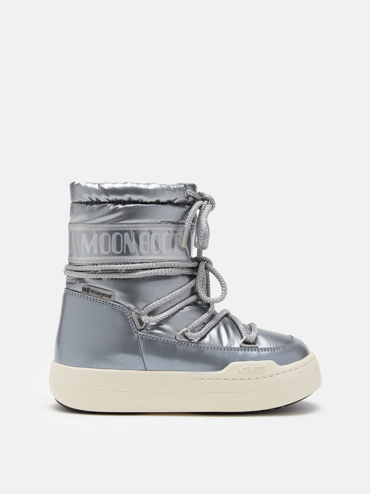 MOON BOOT JUNIOR PARK SILVER BOOTS