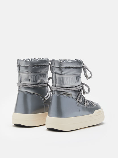 MOON BOOT JUNIOR PARK SILVER BOOTS