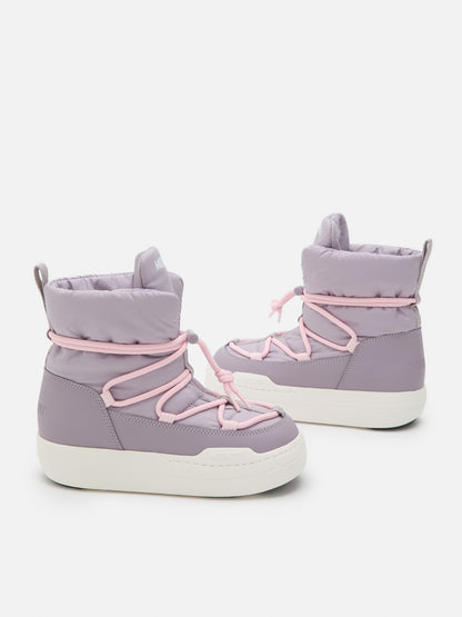MOON BOOT JUNIOR PARK LILAC LACE MID BOOTS
