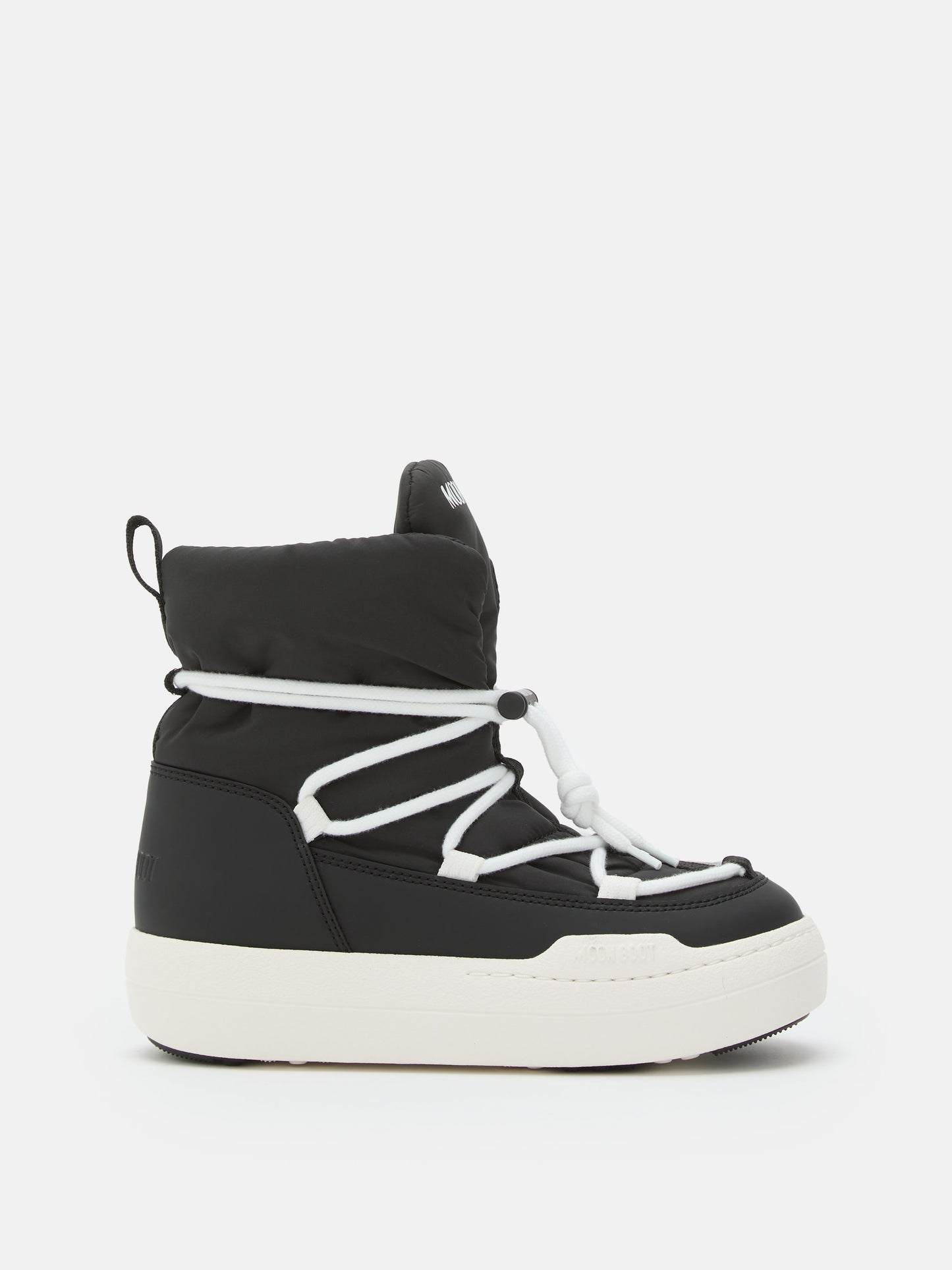 MOON BOOT JUNIOR PARK BLACK LACE MID BOOTS