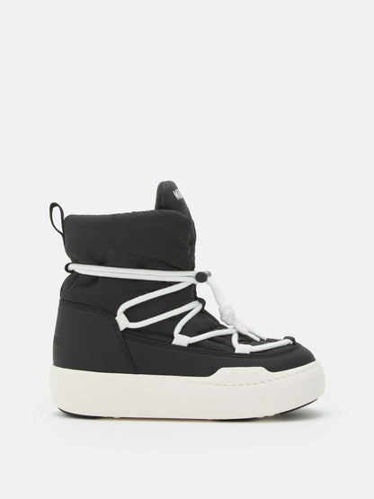 MOON BOOT JUNIOR PARK BLACK LACE MID BOOTS