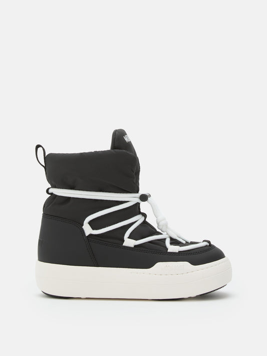 MOON BOOT JUNIOR PARK BLACK LACE MID BOOTS