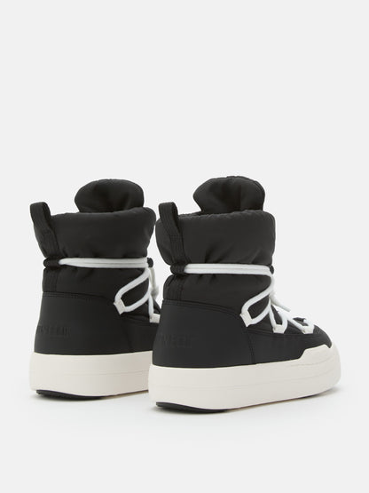 MOON BOOT JUNIOR PARK BLACK LACE MID BOOTS