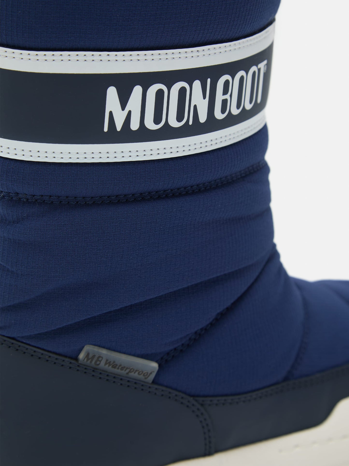 MOON BOOT JUNIOR PARK NAVY ZIP HIGH BOOTS