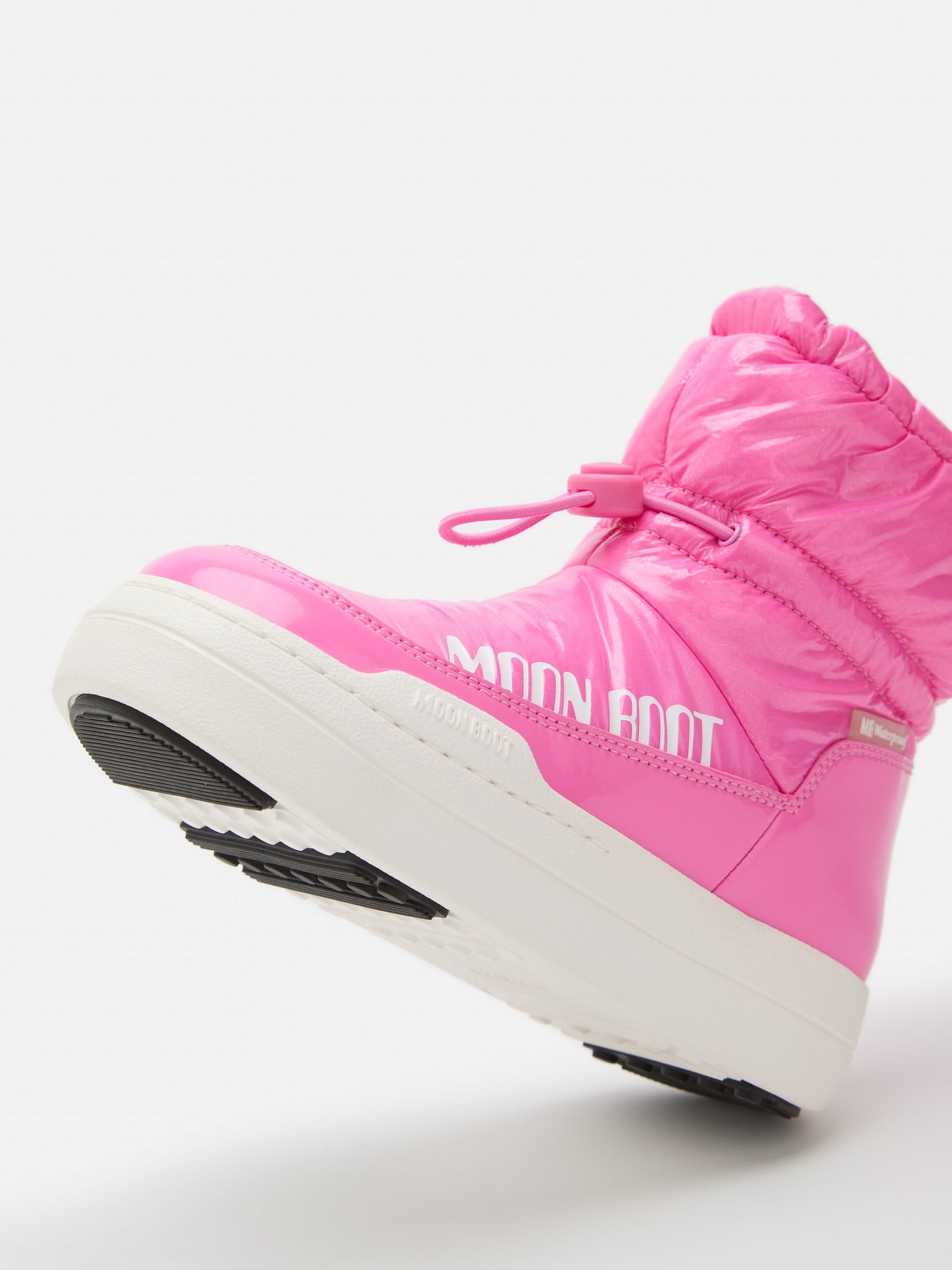 MOON BOOT JUNIOR PARK TUBE PINK GLITTER MID BOOTS